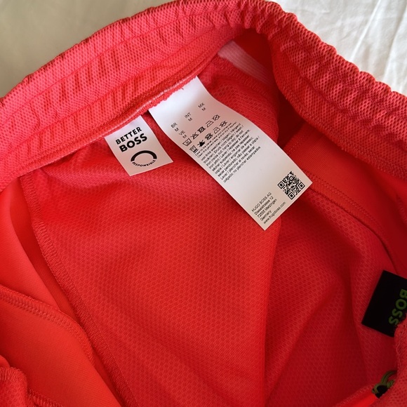 Brand new Boss shorts, red, size medium. - Picture 5 of 6